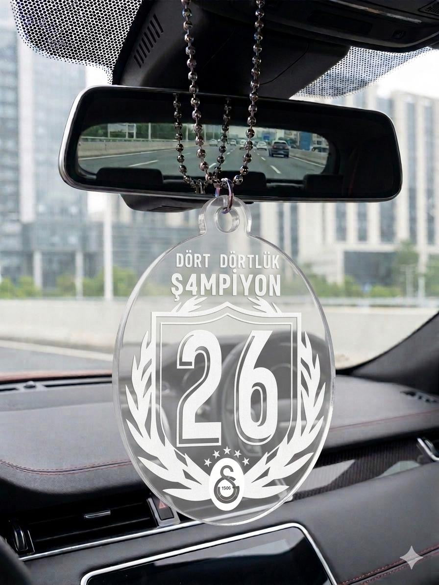 Galatasaray 26x Kampioen Autohanger