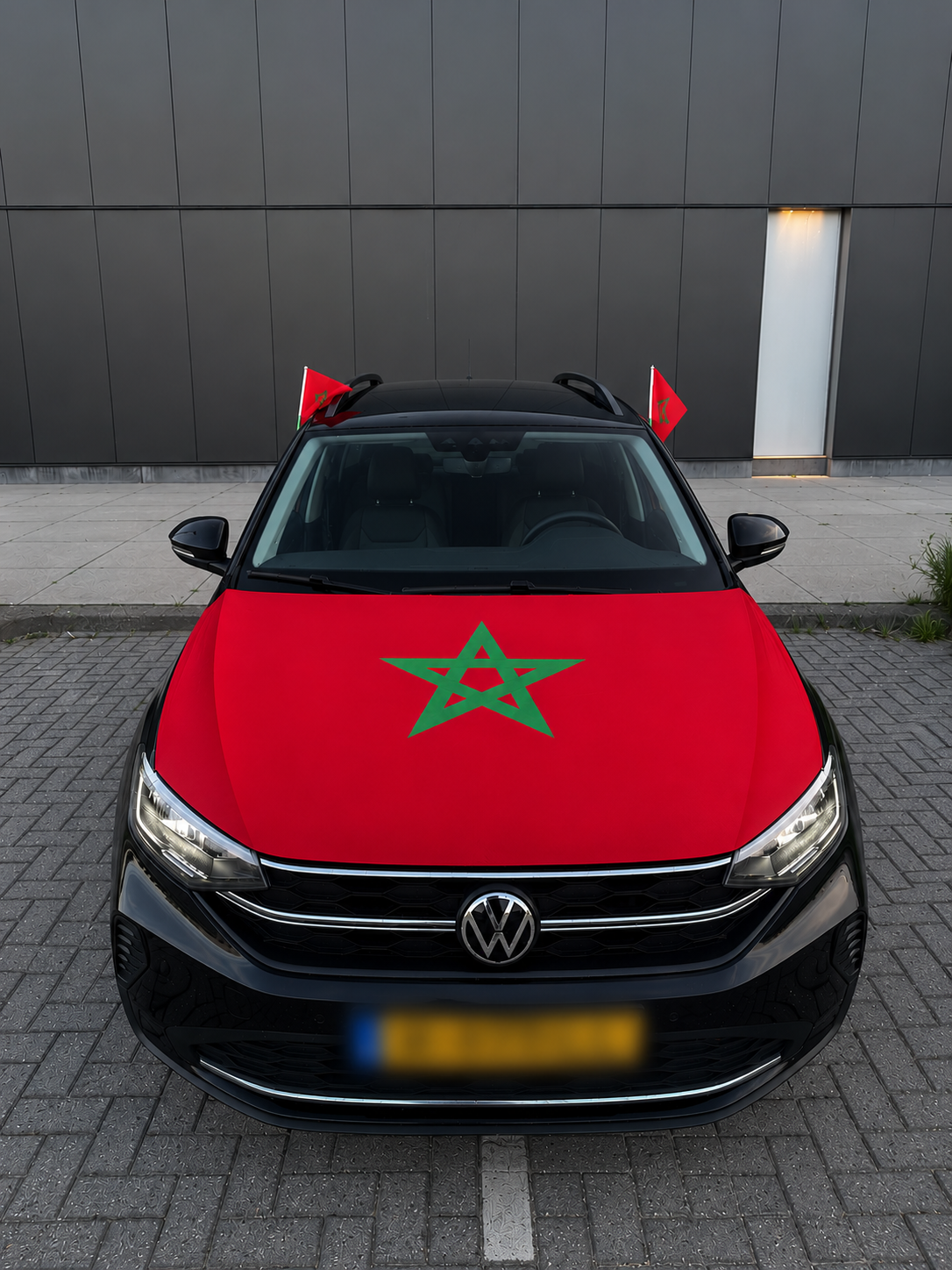 Marokkaanse Motorkap Vlag