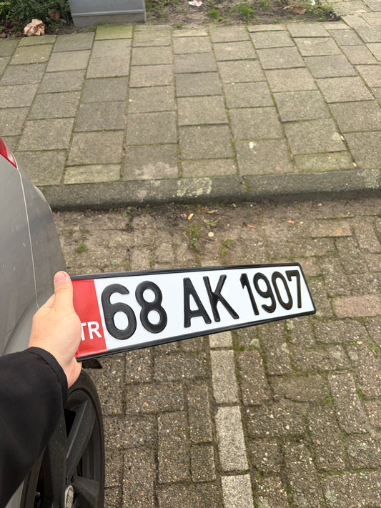 Personalisierte Wunschkennzeichen